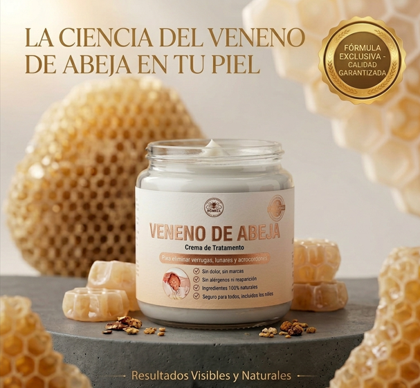 Bee Crema Cosmética con Veneno de Abeja Para la eliminación de verrugas, lunares y manchas en la piel. ¡Envío gratis!